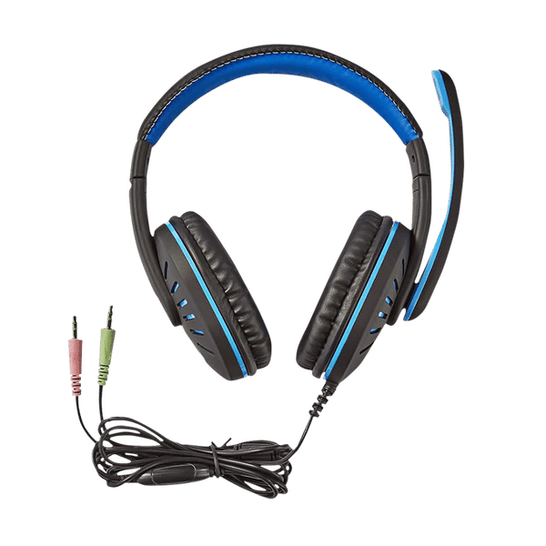 Black and blue clearance gaming headset